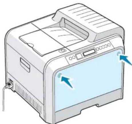 SAMSUNG CLP-510N - Replacing the Waste Toner Container - 1