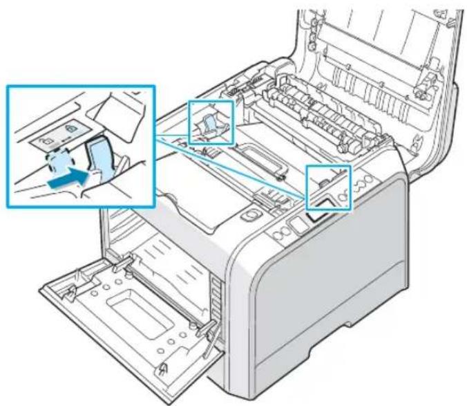 SAMSUNG CLP-510N - Step 3. Installing the Transfer Belt and Toner Cartridges - 12