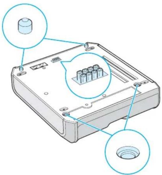 SAMSUNG CLP-510N - Installing an Optional Tray - 2