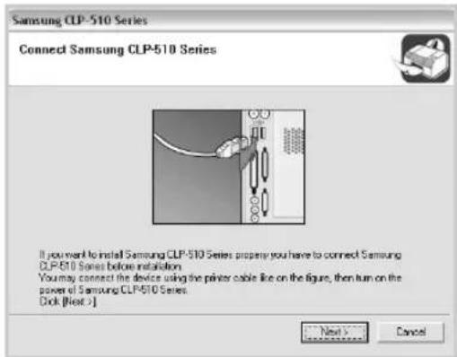 SAMSUNG CLP-510N - Installing Status Monitor - 2
