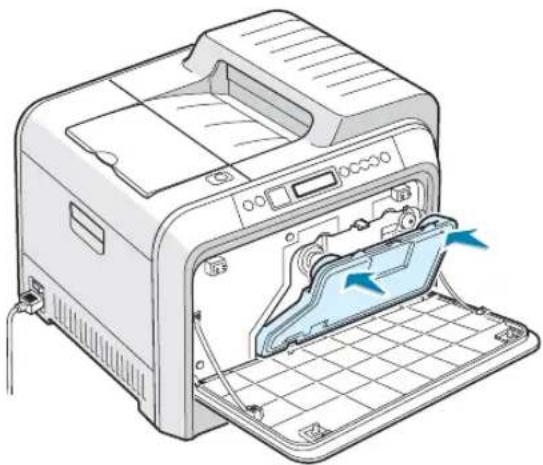 SAMSUNG CLP-510N - Replacing the Waste Toner Container - 5