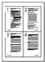 SAMSUNG CLP-510N - Printing Multiple Pages on One Sheet of Paper - 1