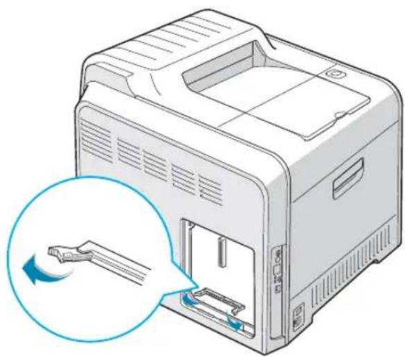 SAMSUNG CLP-510N - Installing Additional Printer Memory - 5