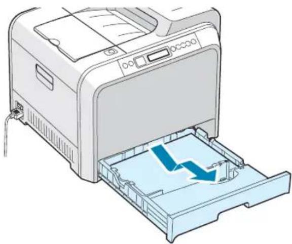 SAMSUNG CLP-510N - In the Paper Feed Area - 3