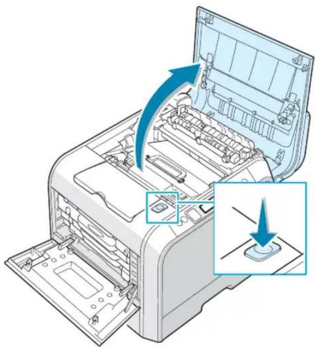 SAMSUNG CLP-510N - In the Paper Exit Area - 4