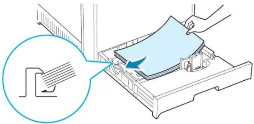 SAMSUNG CLP-510N - Load paper with the print side facing up. - 1