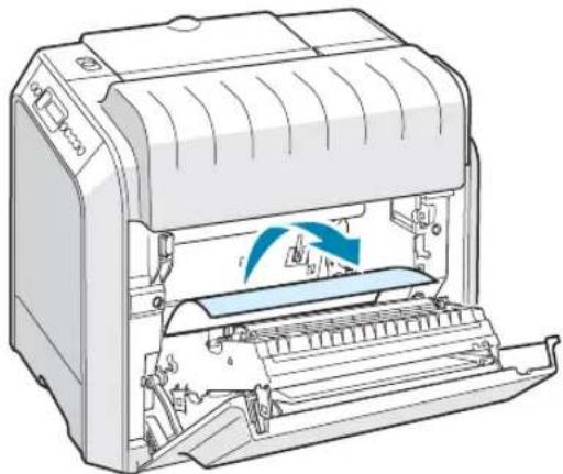 SAMSUNG CLP-510N - In the Paper Feed Area - 2