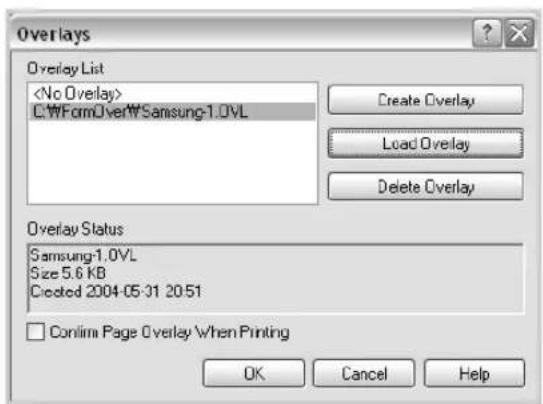 SAMSUNG CLP-510N - Using a Page Overlay - 2