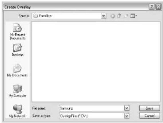 SAMSUNG CLP-510N - Creating a New Page Overlay - 4