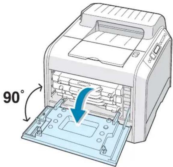 SAMSUNG CLP-510N - Replacing the Waste Toner Container - 8