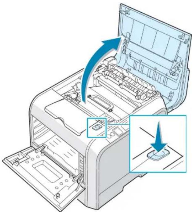 SAMSUNG CLP-510N - Cleaning the Inside of the Printer - 5