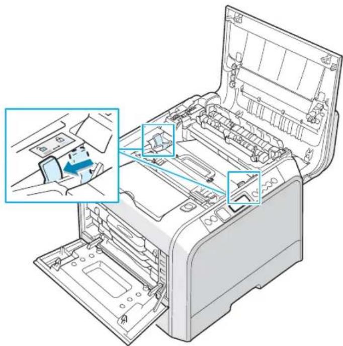 SAMSUNG CLP-510N - Replacing the Transfer Belt - 4