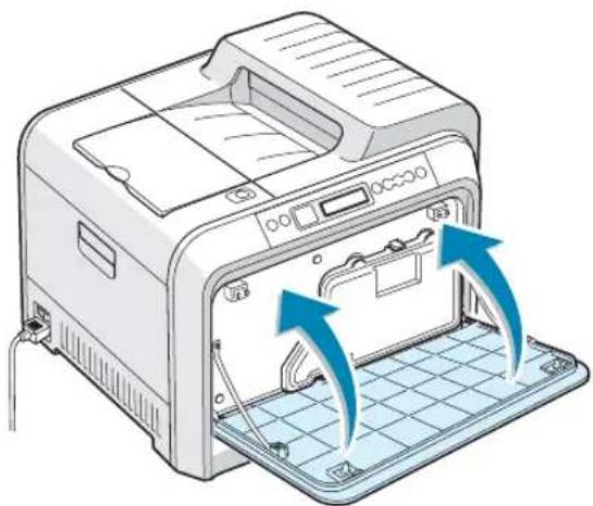 SAMSUNG CLP-510N - Replacing the Waste Toner Container - 7