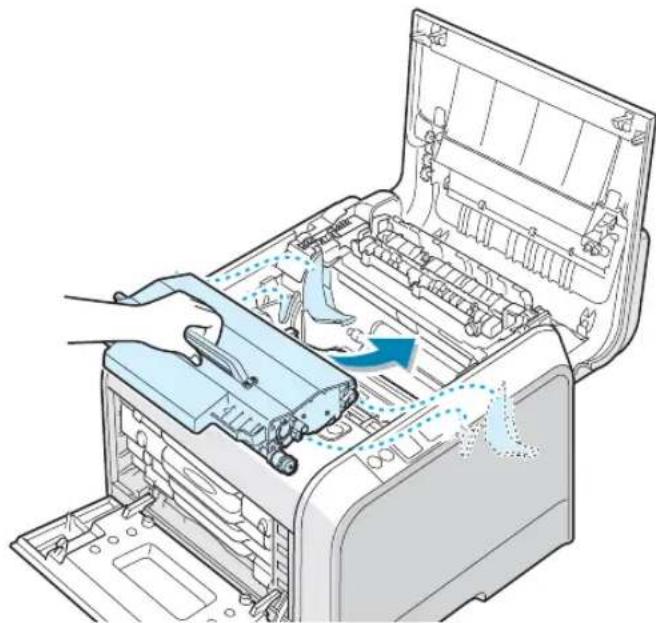 SAMSUNG CLP-510N - Replacing the Transfer Belt - 12