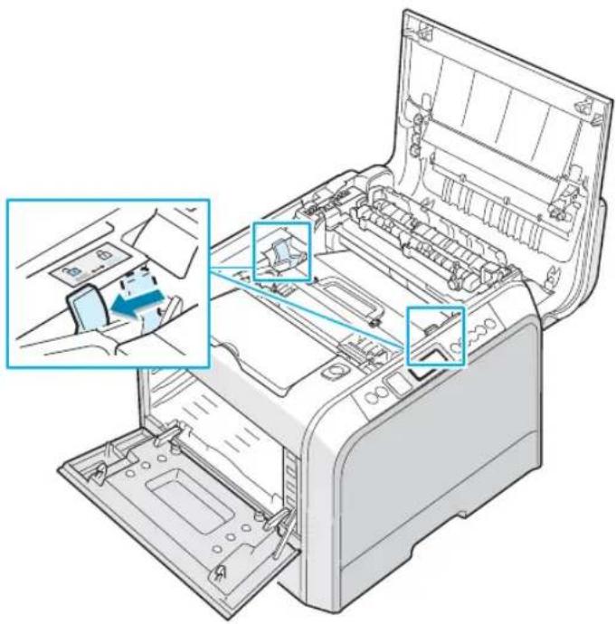 SAMSUNG CLP-510N - Cleaning the Inside of the Printer - 7