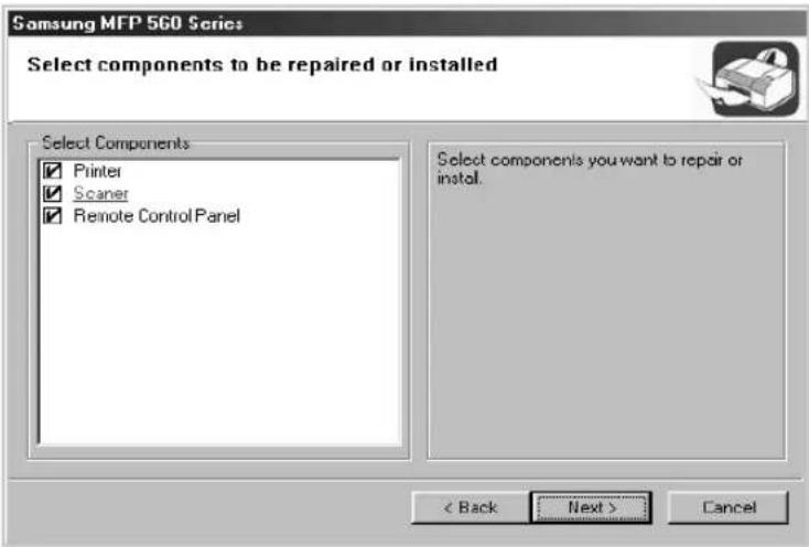 SAMSUNG SF-565PR - Repairing Software - 2
