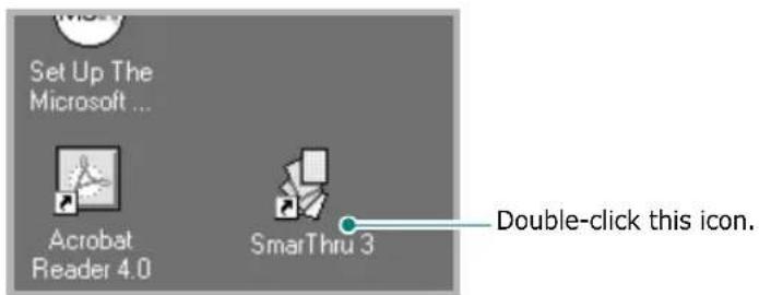 SAMSUNG SF-565PR - Scanning Using Samsung SmarThru - 3