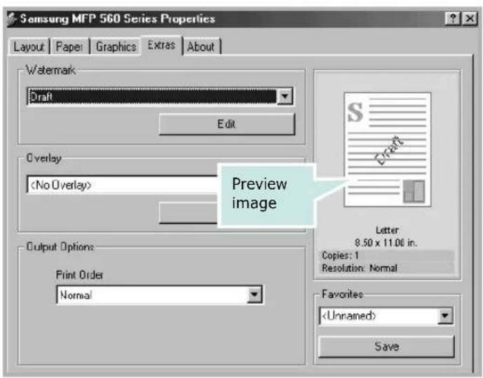SAMSUNG SF-565PR - Using an Existing Watermark - 1
