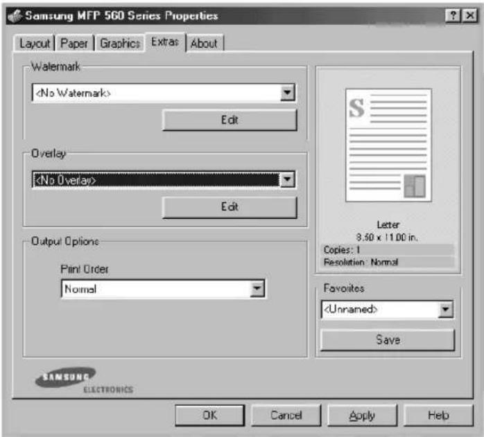 SAMSUNG SF-565PR - Creating a New Page Overlay - 2