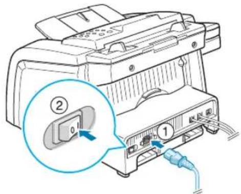 SAMSUNG SF-565PR - Turning the Machine On - 1