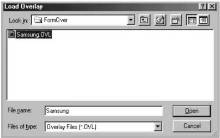 SAMSUNG SF-565PR - Using a Page Overlay - 1
