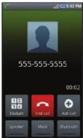 SAMSUNG Fascinate - In-Call Options - 1