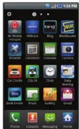 SAMSUNG Fascinate - Applications - 1