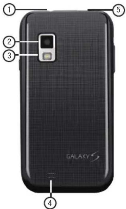 SAMSUNG Fascinate - Back View - 1