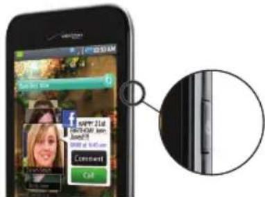 SAMSUNG Fascinate - Turning Your Phone On - 1