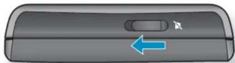 HP iPAQ Voice Messenger - Use the ringer/sound switch - 2