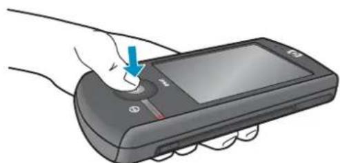 HP iPAQ Voice Messenger - Use the 5-way optical navigation - 2