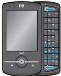 HP iPAQ Voice Messenger - Step 6: Use the keyboard - 2