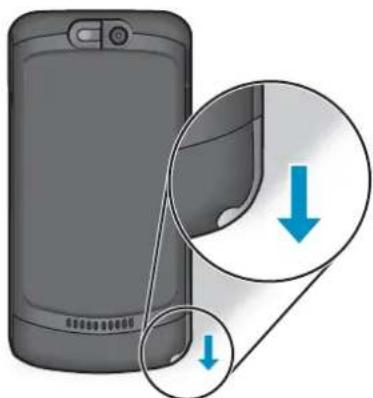 HP iPAQ Voice Messenger - Step 5: Locate the stylus - 1