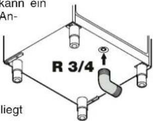 LIEBHERR GKPv 6573-42 ProfiLine - Ablauföffnung für Reinigungswasser - 1