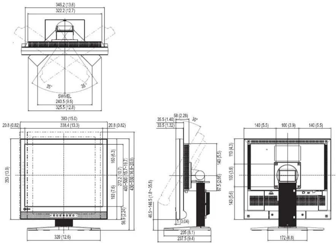EIZO DuraVision FDS1703F - 5-2. Spezifikationen - 1