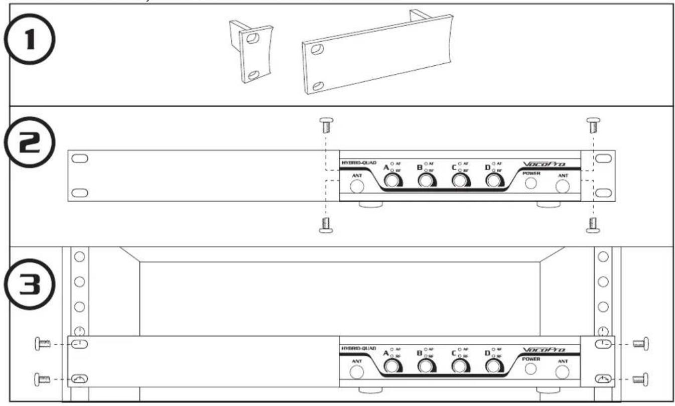 Vocopro Acapella-16 - INSTALLING ONE RECEIVER - 1