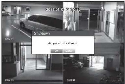 2011-01-01 01:10:25 Shutdown Are you sure to shutdown? OK Cancel