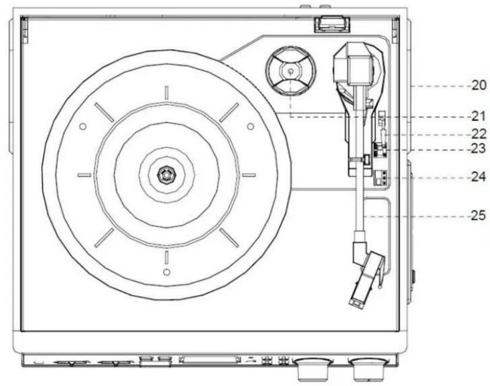 Boytone BT-21DJM-CDSP - Parts List - 2