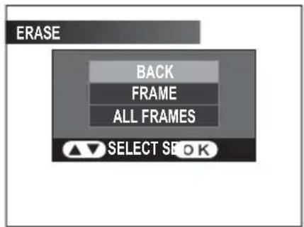 ERASE BACK FRAME ALL FRAMES ▼ SELECT SE OK