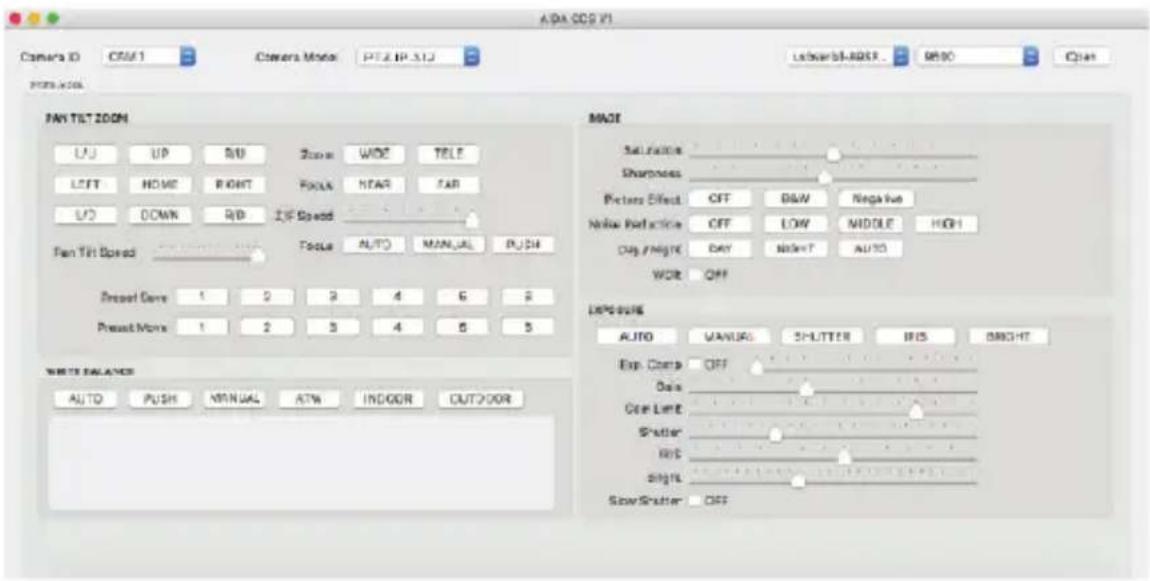 Aida CCS-USB - PTZ-IP-X12 INTERFACE - 1