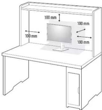 LG 24QP750 - Installing on a Table - 1