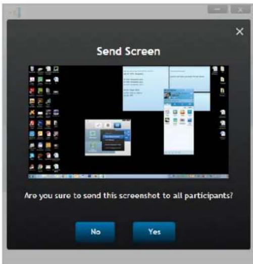 Send Screen Are you sure to send this screenshot to all participants? No Yes