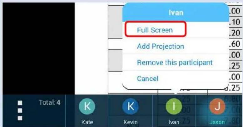 Ivan Full Screen Add Projection Remove this participant Cancel Total: 4 Kate Kevin I Ivan Jason