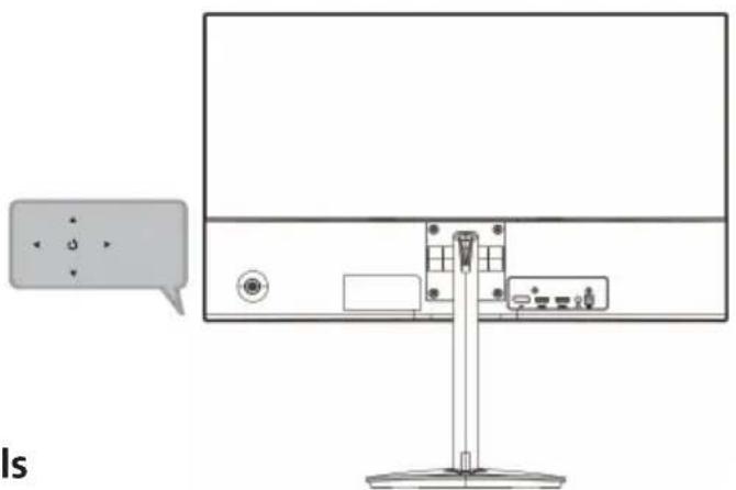 ACER Nitro RX241Y - Users controls - 1