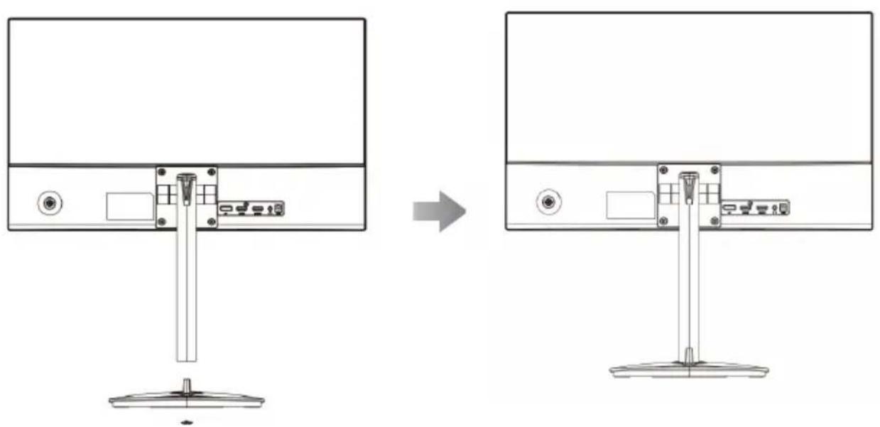 ACER Nitro RX241Y - Attaching/ Removing the base - 1