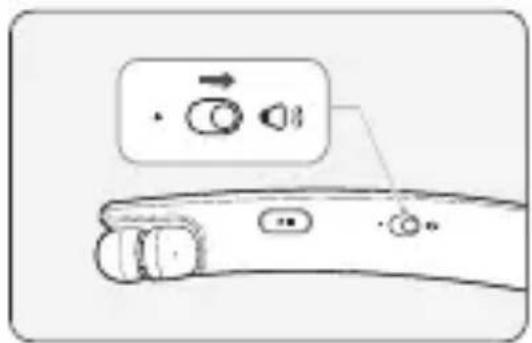 Diagram of a handheld device with labeled buttons and directional arrows indicating action or movement