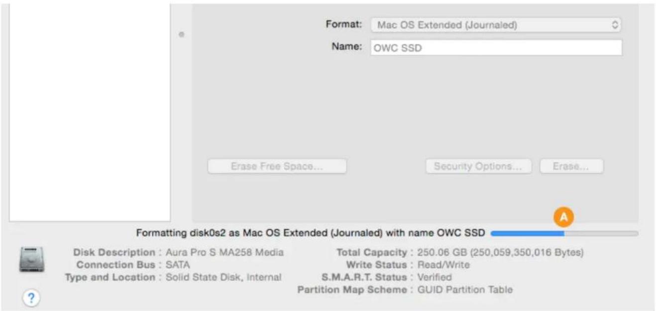 OWC Aura Pro 6G - Formatting Steps: 10.11-10.12 - 9