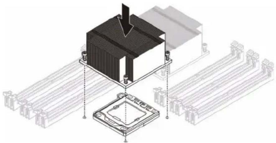 ACER AR380 F1 - Installing a heatsink - 2