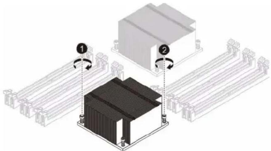 ACER AR380 F1 - Installing a heatsink - 3