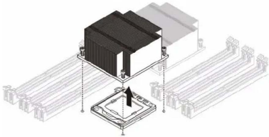 ACER AR380 F1 - Removing the heatsink - 3